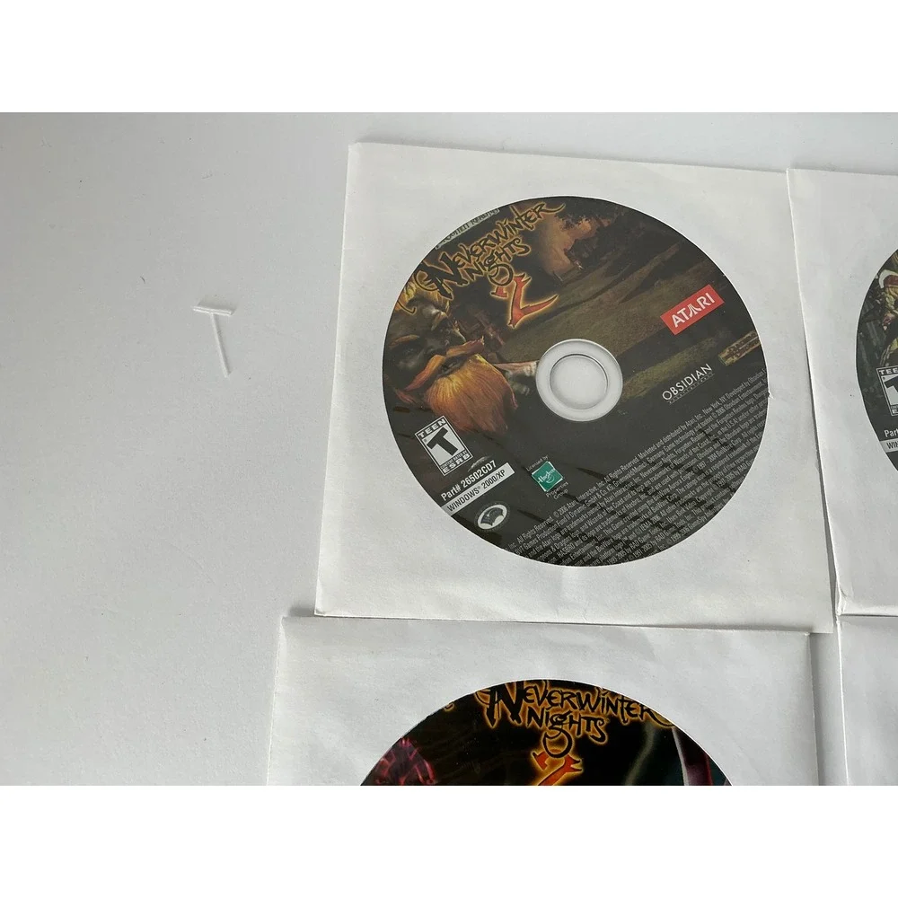Atari Neverwinter Nights‎ 2 PC Game RPG Forgotten Realms D&D Multi-Disc Set